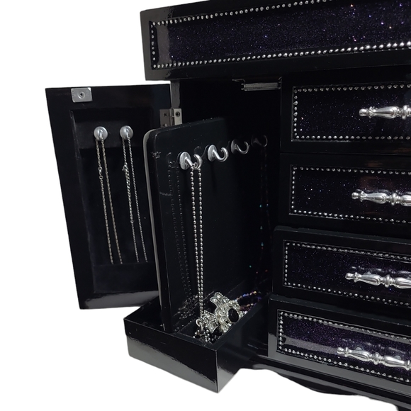 Extra Large Refinishef Jewelry Box - Picture 4 of 10